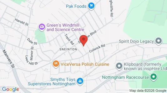 Apartments for rent i Nottingham - Nottinghamshire - kort over placeringen
