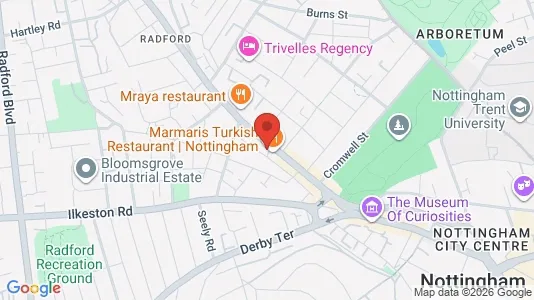 Apartments for rent i Nottingham - Nottinghamshire - kort over placeringen