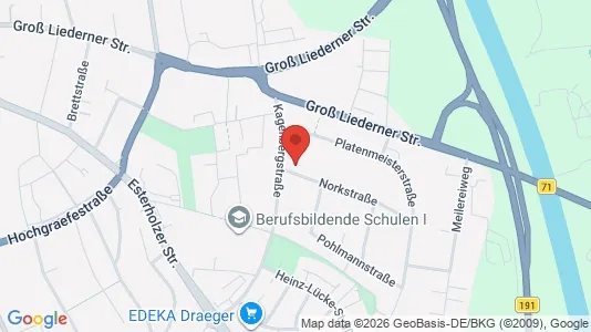 Apartments for rent i Uelzen - kort over placeringen