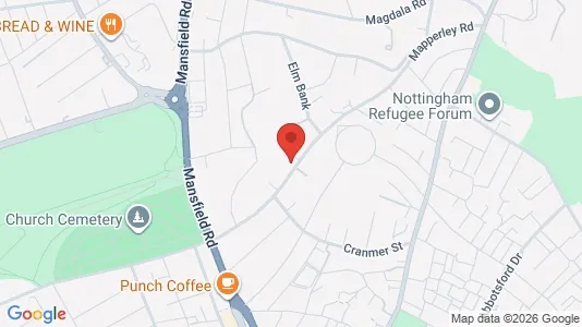 Apartments for rent i Nottingham - Nottinghamshire - kort over placeringen