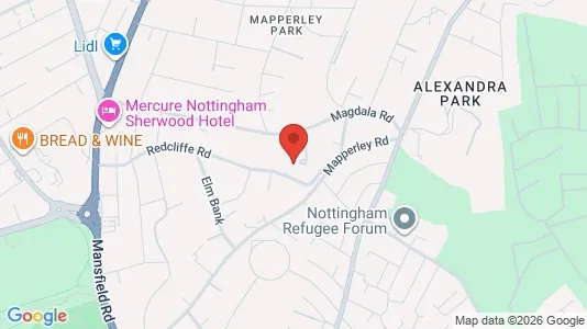 Apartments for rent i Nottingham - Nottinghamshire - kort over placeringen