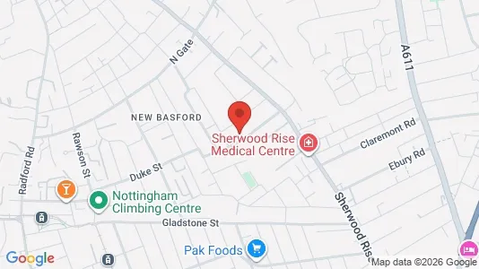 Apartments for rent i Nottingham - Nottinghamshire - kort over placeringen