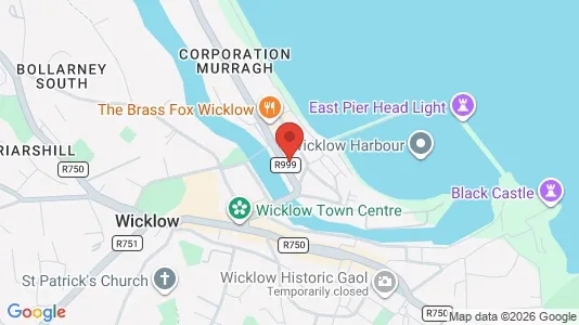 Apartments for rent i Wicklow - kort over placeringen