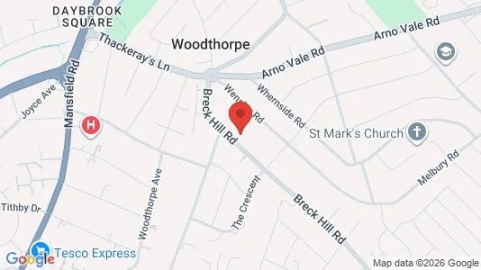 Apartments for rent i Nottingham - Nottinghamshire - kort over placeringen