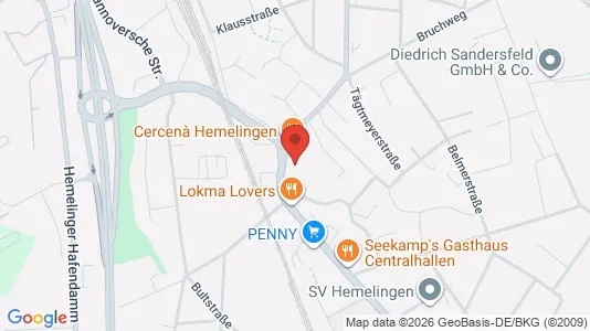 Apartments for rent i Bremen - kort over placeringen