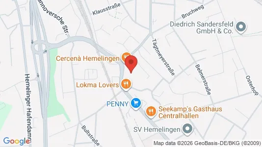 Apartments for rent i Bremen - kort over placeringen