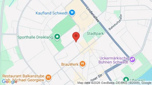 Apartments for rent i Uckermark - kort over placeringen