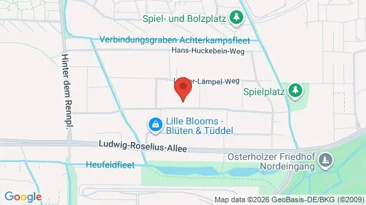Apartments for rent i Bremen - kort over placeringen
