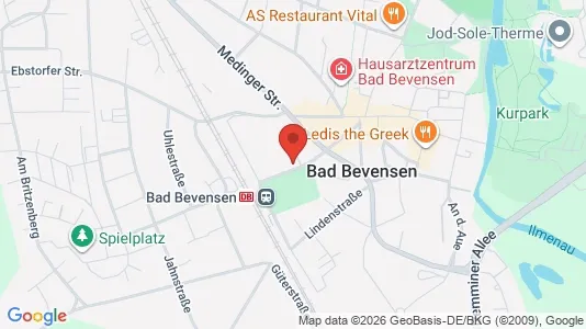 Apartments for rent i Uelzen - kort over placeringen
