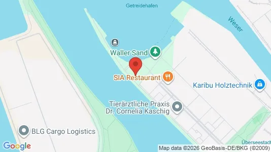 Apartments for rent i Bremen - kort over placeringen