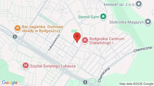 Apartments for rent i Bydgoszcz - kort over placeringen