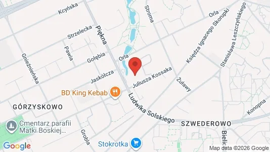Apartments for rent i Bydgoszcz - kort over placeringen