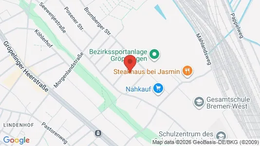 Apartments for rent i Bremen - kort over placeringen