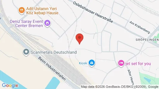 Apartments for rent i Bremen - kort over placeringen