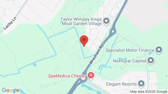 Apartments for rent i Chester - Cheshire - kort over placeringen