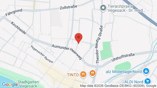Apartments for rent i Bremen - kort over placeringen