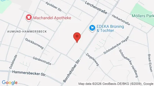 Apartments for rent i Bremen - kort over placeringen