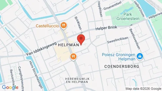 Apartments for rent i Groningen - kort over placeringen