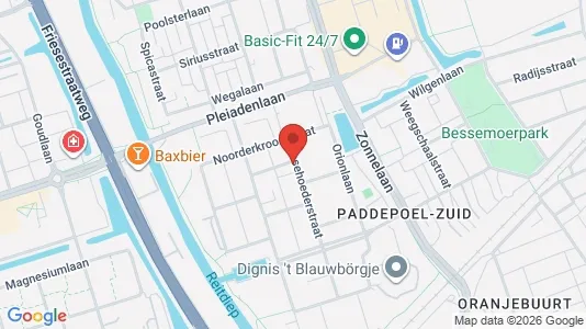 Apartments for rent i Groningen - kort over placeringen
