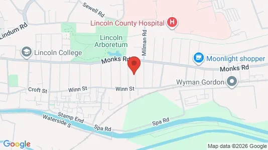 Apartments for rent i Lincoln - Lincolnshire - kort over placeringen