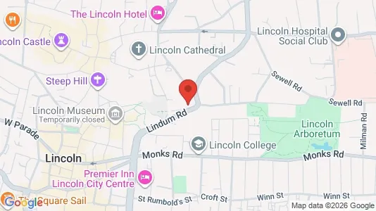 Apartments for rent i Lincoln - Lincolnshire - kort over placeringen