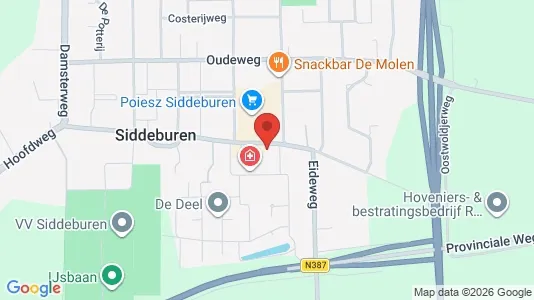 Apartments for rent i Slochteren - kort over placeringen