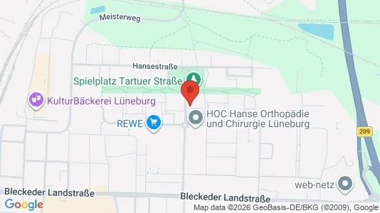 Apartments for rent i Lunenburg - kort over placeringen