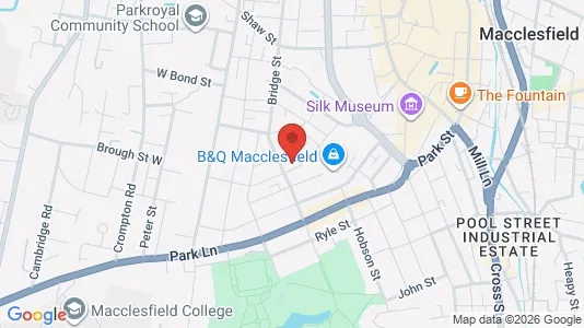 Apartments for rent i Macclesfield - Cheshire - kort over placeringen