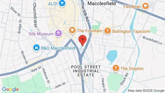 Apartments for rent i Macclesfield - Cheshire - kort over placeringen