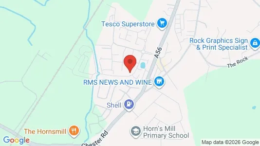 Apartments for rent i Frodsham - Cheshire - kort over placeringen