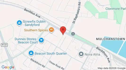 Apartments for rent i Dublin 18 - kort over placeringen