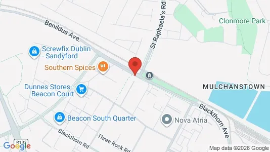 Apartments for rent i Dublin 18 - kort over placeringen