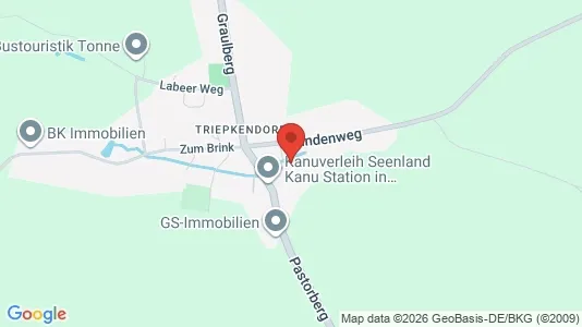 Apartments for rent i Mecklenburgische Seenplatte - kort over placeringen