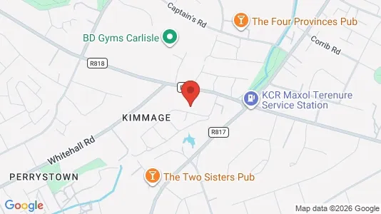 Apartments for rent i Dublin 12 - kort over placeringen