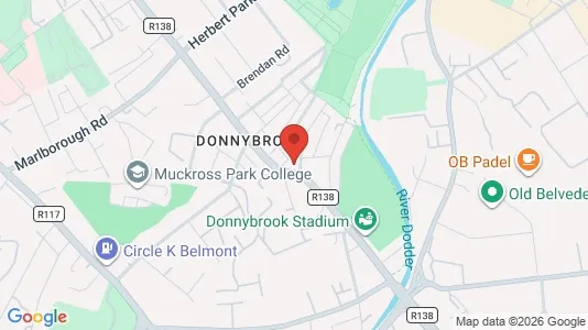 Apartments for rent i Dublin 4 - kort over placeringen