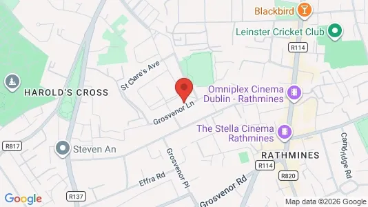 Apartments for rent i Dublin 6 - kort over placeringen