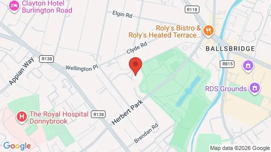 Apartments for rent i Dublin 4 - kort over placeringen