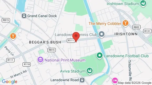 Apartments for rent i Dublin 4 - kort over placeringen