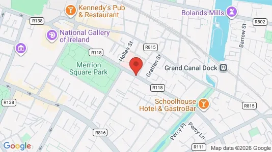 Apartments for rent i Dublin 2 - kort over placeringen