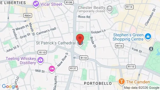 Apartments for rent i Dublin 8 - kort over placeringen