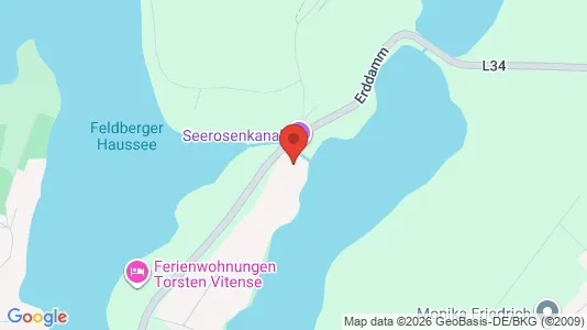 Apartments for rent i Mecklenburgische Seenplatte - kort over placeringen