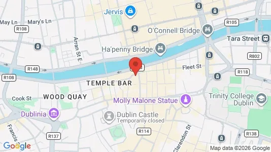 Apartments for rent i Dublin 2 - kort over placeringen