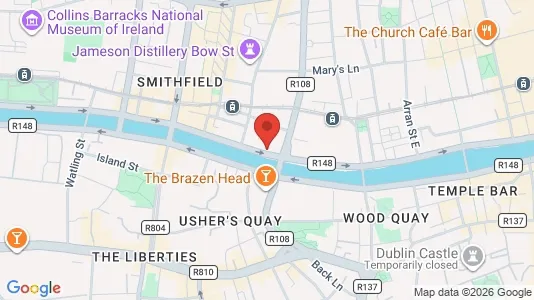 Apartments for rent i Dublin 7 - kort over placeringen