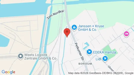 Apartments for rent i Emden - kort over placeringen