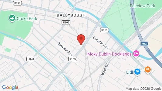 Apartments for rent i Dublin 3 - kort over placeringen
