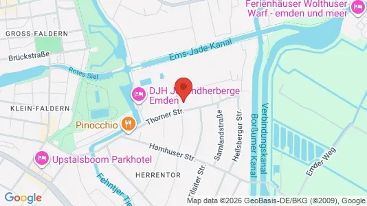 Apartments for rent i Emden - kort over placeringen