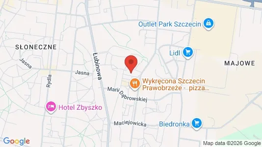 Apartments for rent i Szczecin - kort over placeringen