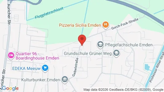 Apartments for rent i Emden - kort over placeringen