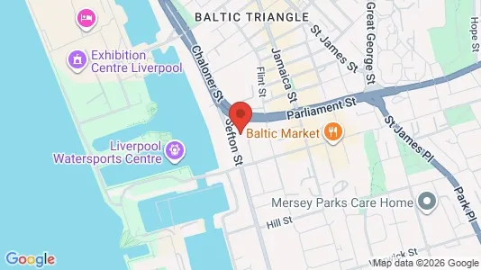 Apartments for rent i Liverpool - Merseyside - kort over placeringen