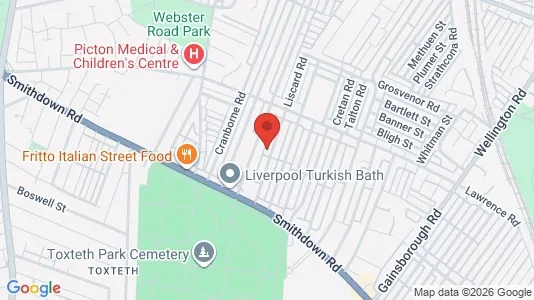 Apartments for rent i Liverpool - Merseyside - kort over placeringen